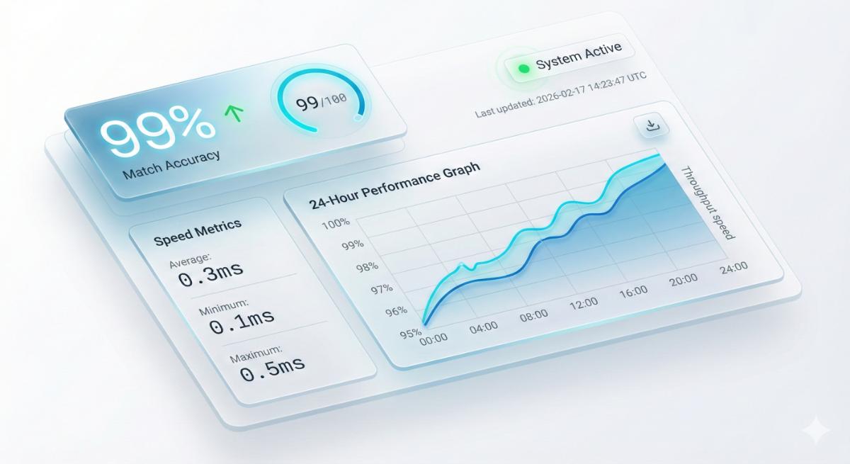 Idem proprietary matching algorithm