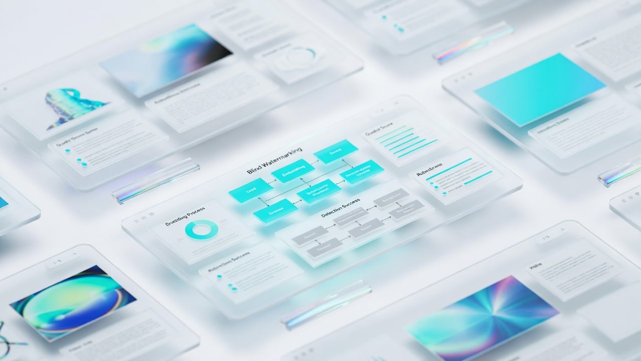 Invisible, undetectable embedding.